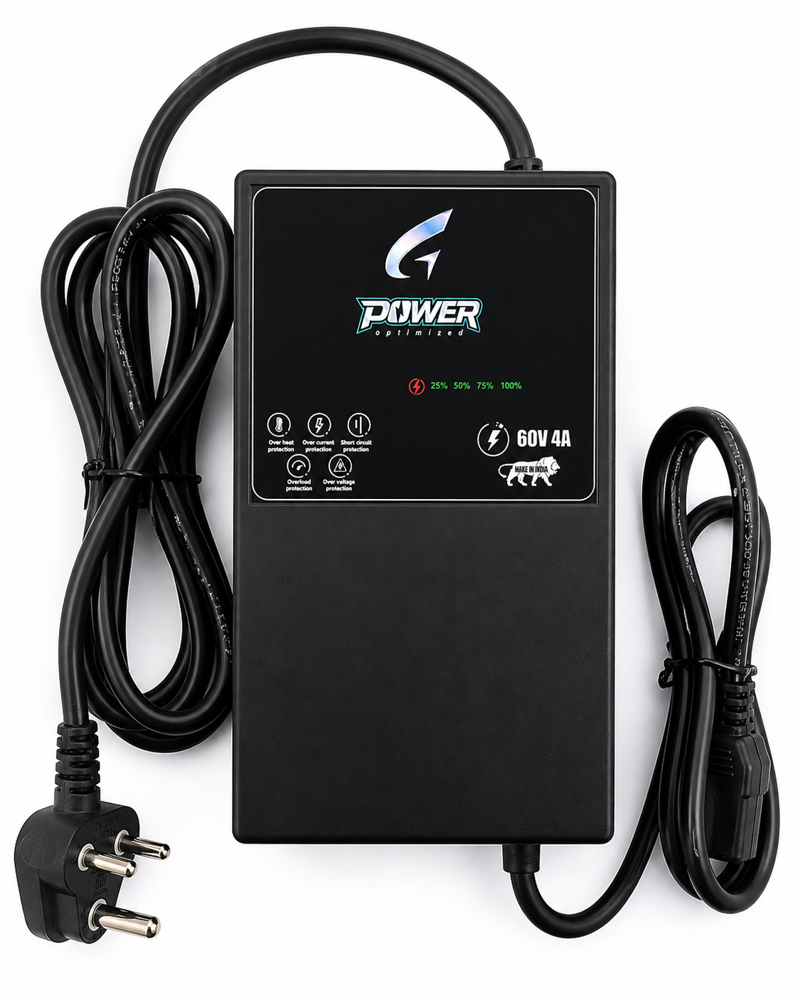 G Power 60V 4A Lithium Battery Charger