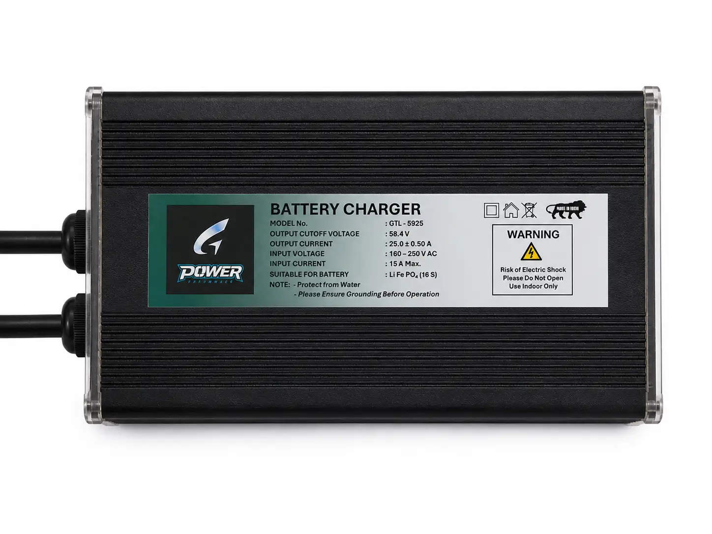 G Power 58.4V 25A LiFePO4 Battery Charger