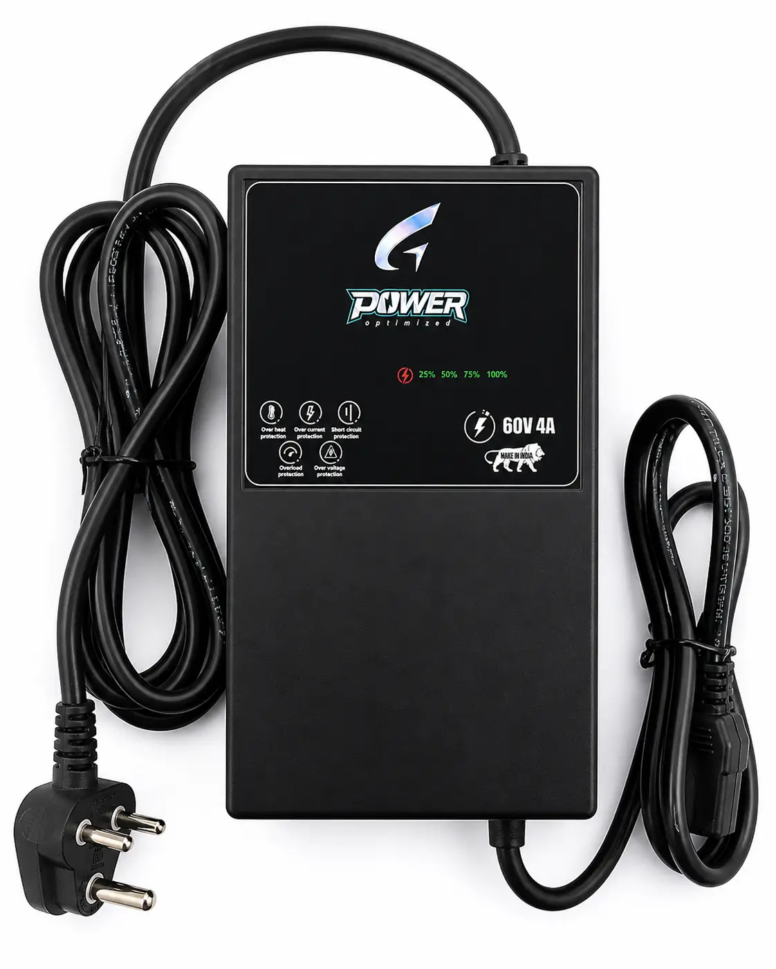 G Power 60V 4A Lithium Battery Charger